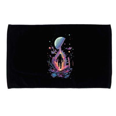 Cool Spaceman Scifi Astronaut Space Microfiber Hand Towel