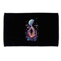 Cool Spaceman Scifi Astronaut Space Microfiber Hand Towel