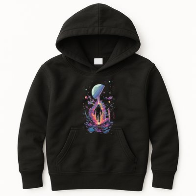 Cool Spaceman Scifi Astronaut Space Kids Hoodie