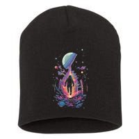 Cool Spaceman Scifi Astronaut Space Short Acrylic Beanie