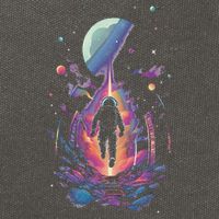 Cool Spaceman Scifi Astronaut Space Cotton Canvas Backpack