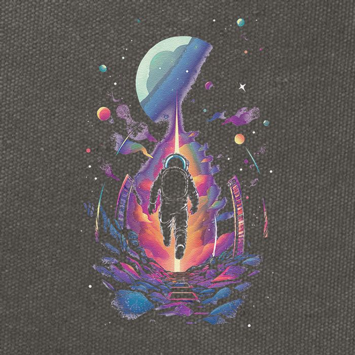 Cool Spaceman Scifi Astronaut Space Cotton Canvas Backpack