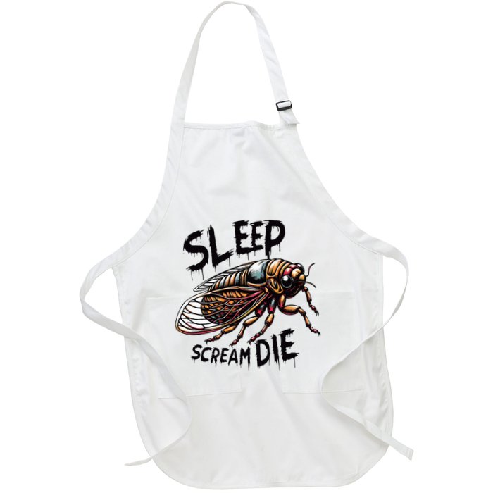 Cicada Sleep Scream Die Incect Bug Lover Entomologist Apron