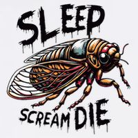 Cicada Sleep Scream Die Incect Bug Lover Entomologist Button