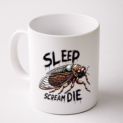 Cicada Sleep Scream Die Incect Bug Lover Entomologist Mug