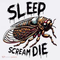 Cicada Sleep Scream Die Incect Bug Lover Entomologist Magnet