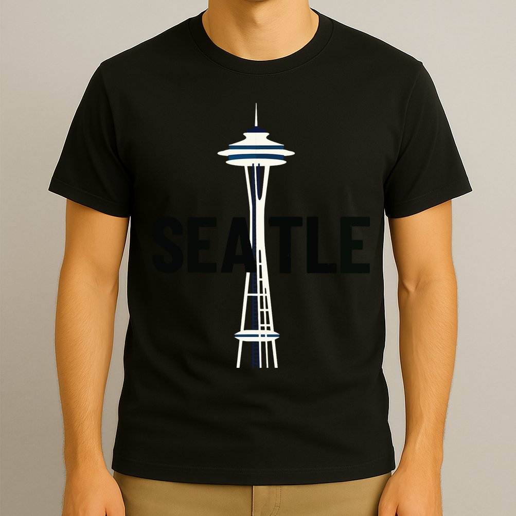 Cool Seattle Space Needle Traveler Souvenir Washington T-Shirt