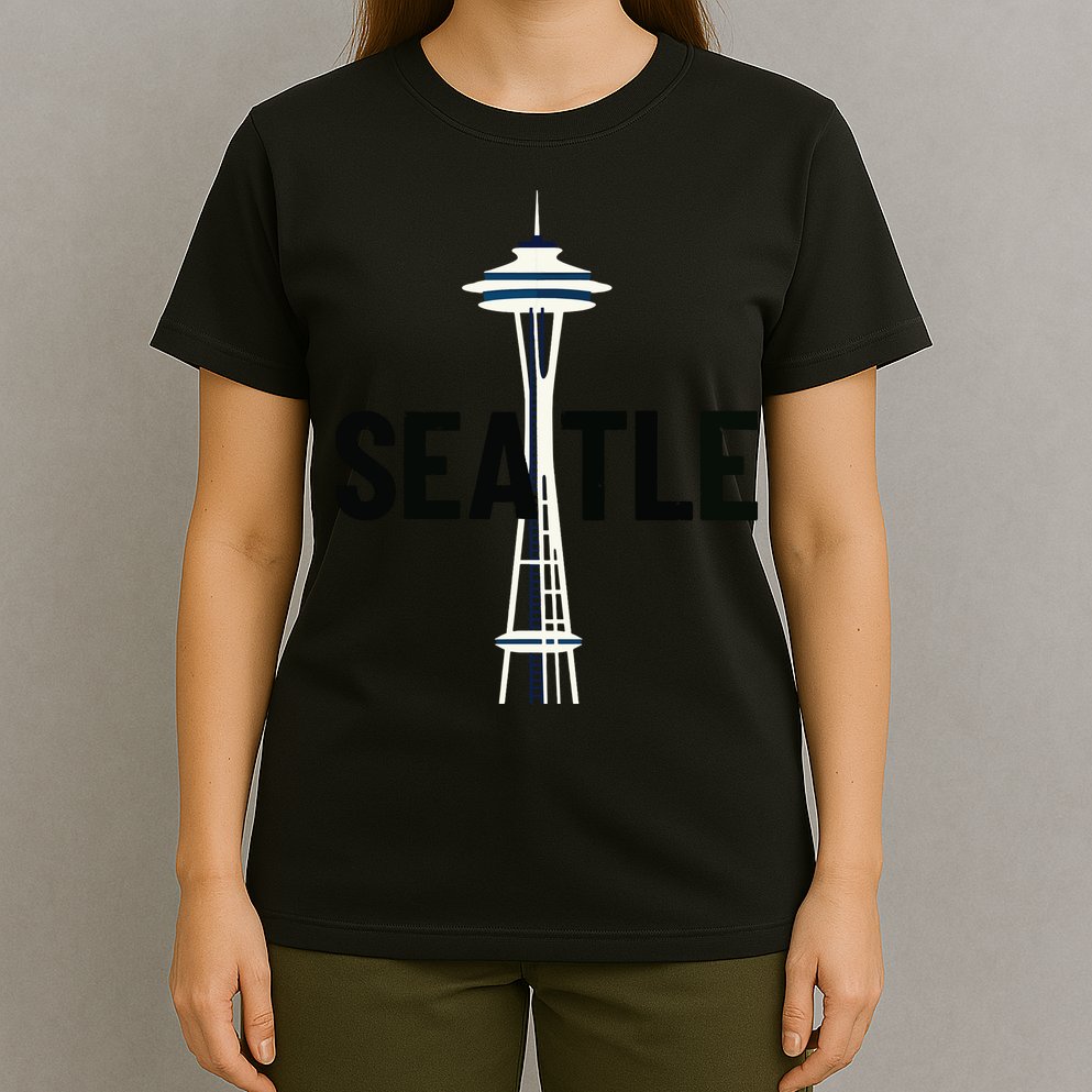 Cool Seattle Space Needle Traveler Souvenir Washington T-Shirt
