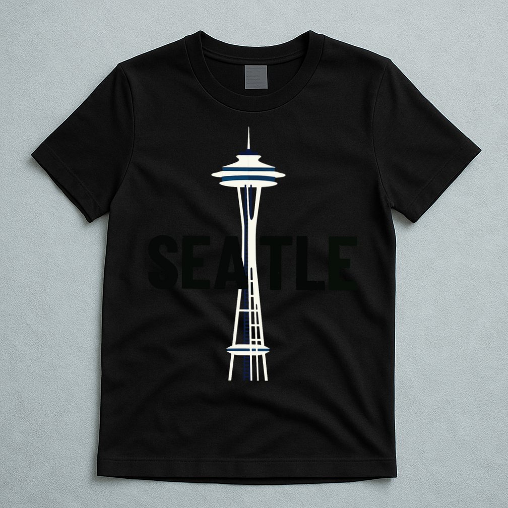 Cool Seattle Space Needle Traveler Souvenir Washington T-Shirt