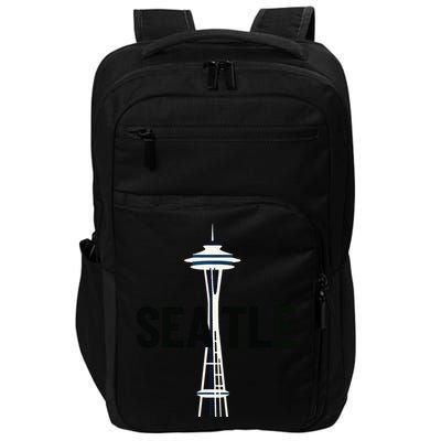 Cool Seattle Space Needle Traveler Souvenir Washington Impact Tech Backpack