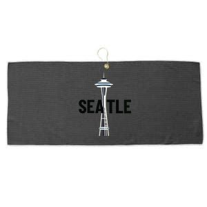 Cool Seattle Space Needle Traveler Souvenir Washington Large Microfiber Waffle Golf Towel