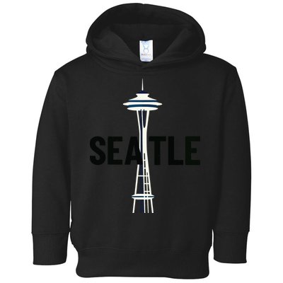 Cool Seattle Space Needle Traveler Souvenir Washington Toddler Hoodie