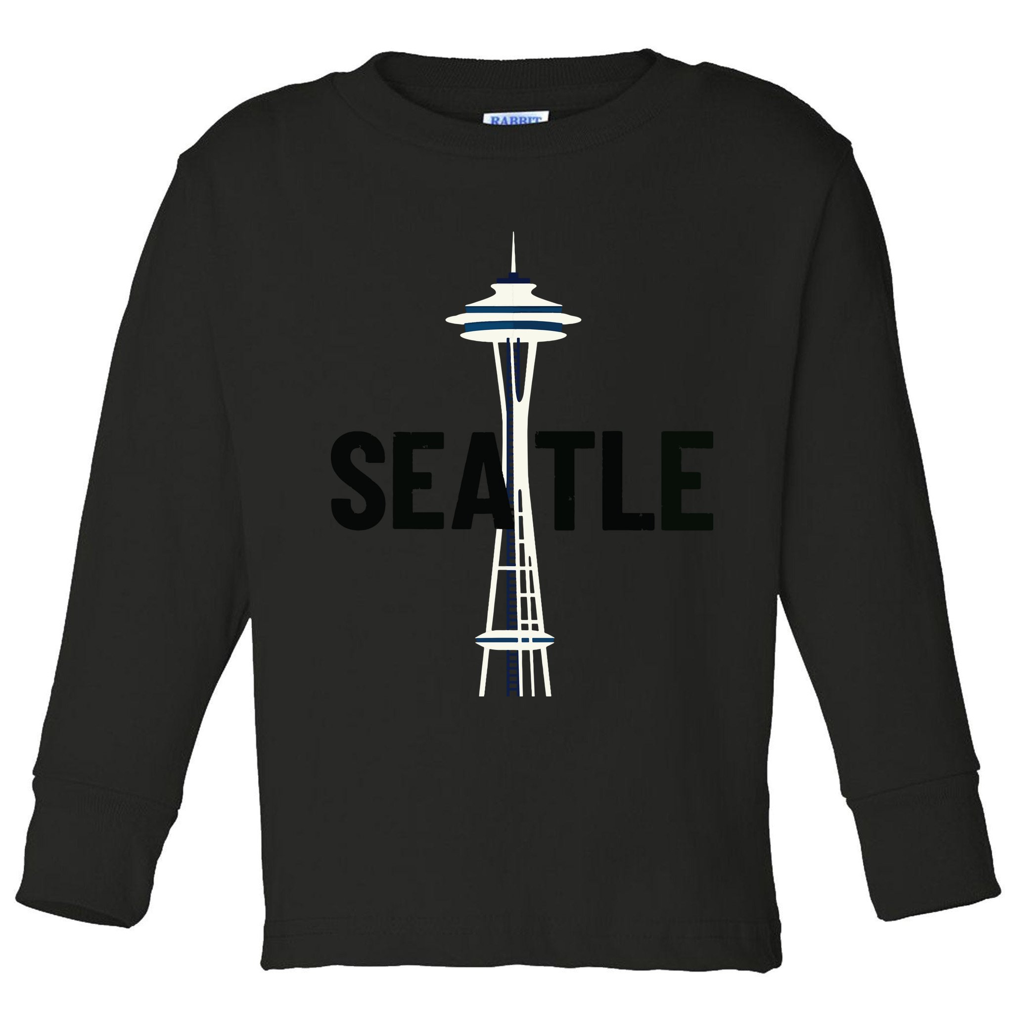 Cool Seattle Space Needle Traveler Souvenir Washington Toddler Long Sleeve Shirt