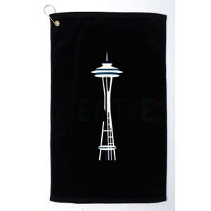 Cool Seattle Space Needle Traveler Souvenir Washington Platinum Collection Golf Towel