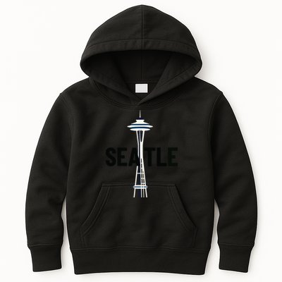 Cool Seattle Space Needle Traveler Souvenir Washington Kids Hoodie