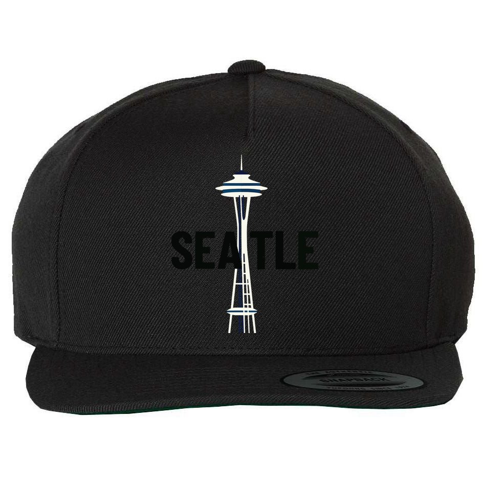 Cool Seattle Space Needle Traveler Souvenir Washington Wool Snapback Cap
