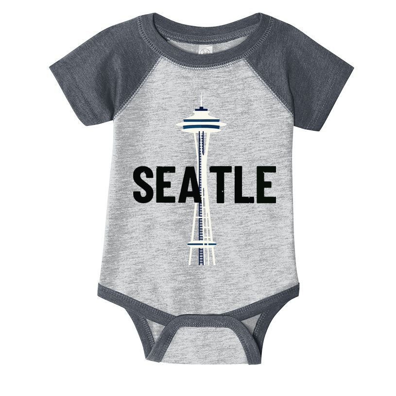 Cool Seattle Space Needle Traveler Souvenir Washington Infant Baby Jersey Bodysuit