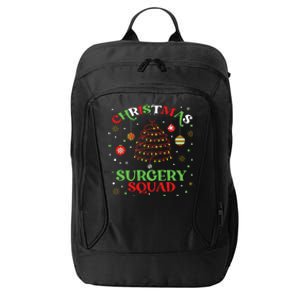 Christmas Surgery Squad Medical Surgical Nurse RN Xmas  City Backpack