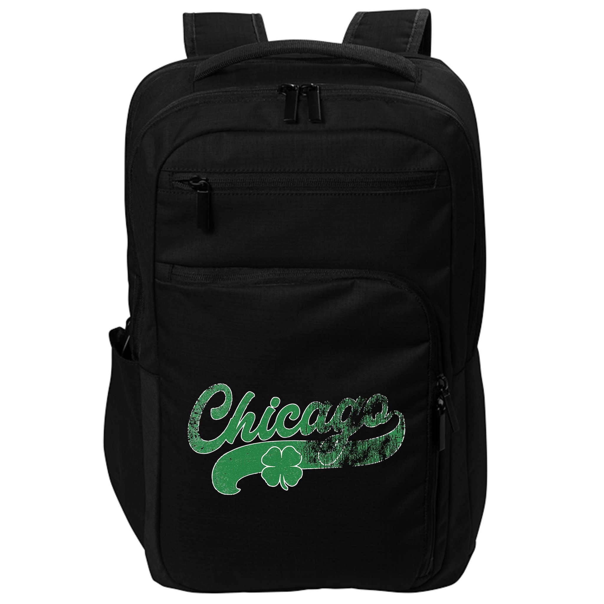 Chicago Shamrock St. Patrick's Day Saint Paddy's Irish Impact Tech Backpack