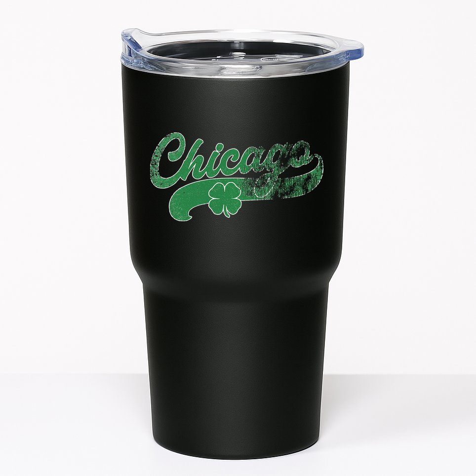 Chicago Shamrock St. Patrick's Day Saint Paddy's Irish Tumbler