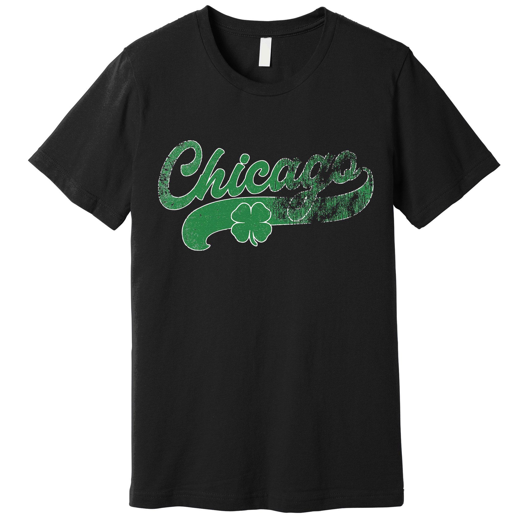 Chicago Shamrock St. Patrick's Day Saint Paddy's Irish Premium T-Shirt
