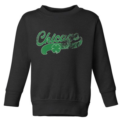 Chicago Shamrock St. Patrick's Day Saint Paddy's Irish Toddler Sweatshirt