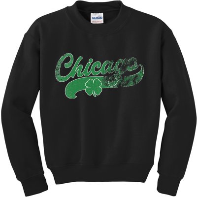 Chicago Shamrock St. Patrick's Day Saint Paddy's Irish Kids Sweatshirt