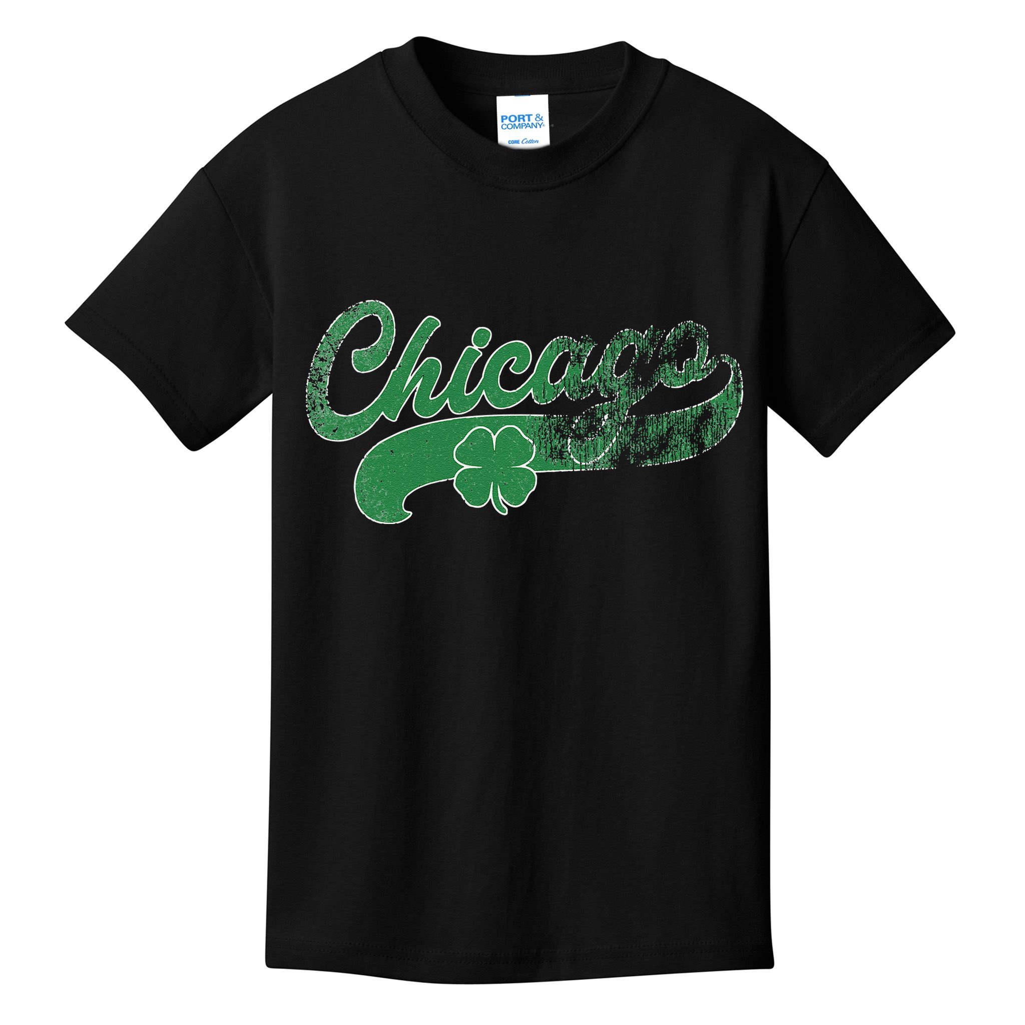 Chicago Shamrock St. Patrick's Day Saint Paddy's Irish Kids T-Shirt
