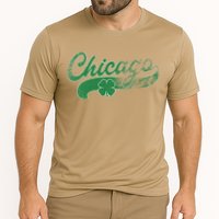 Chicago Shamrock St. Patrick's Day Saint Paddy's Irish Cooling Performance Crew T-Shirt