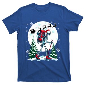 Christmas Santa Skeletons Costume Hiking Lover Family Cute Gift T-Shirt