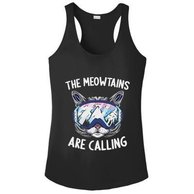Cool Snowboard Ski Lover Mountain Skier Ladies PosiCharge Competitor Racerback Tank