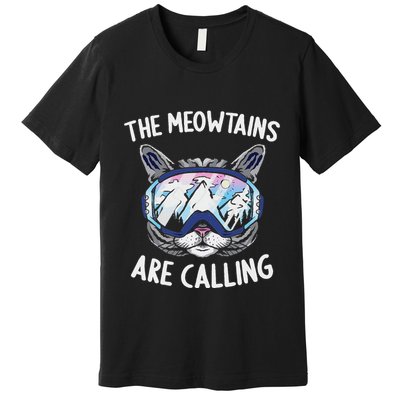 Cool Snowboard Ski Lover Mountain Skier Premium T-Shirt