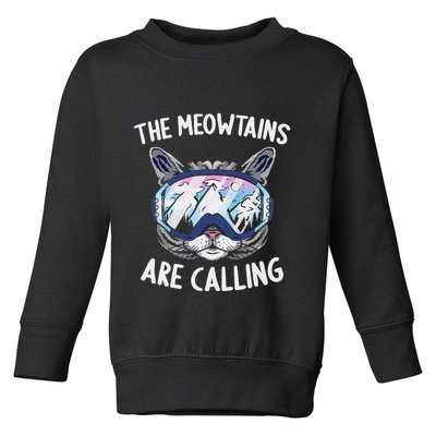 Cool Snowboard Ski Lover Mountain Skier Toddler Sweatshirt