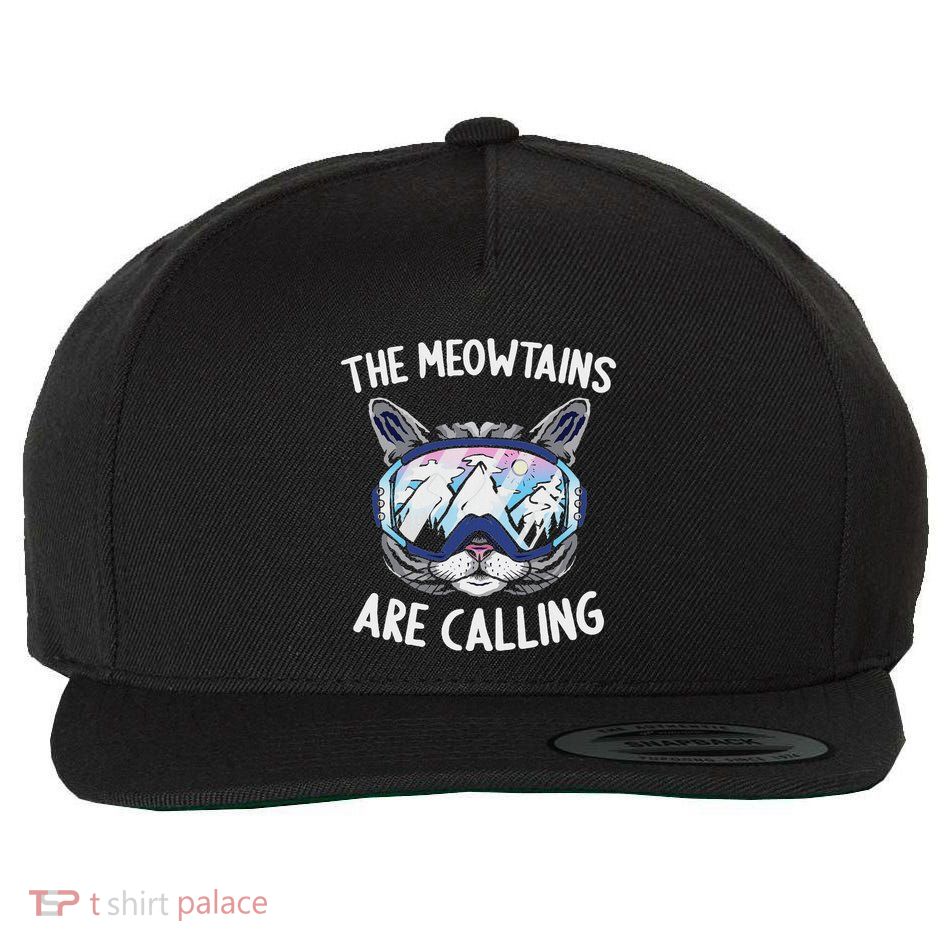 Cool Snowboard Ski Lover Mountain Skier Wool Snapback Cap