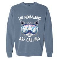 Cool Snowboard Ski Lover Mountain Skier Garment-Dyed Sweatshirt
