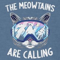 Cool Snowboard Ski Lover Mountain Skier Garment-Dyed Sweatshirt