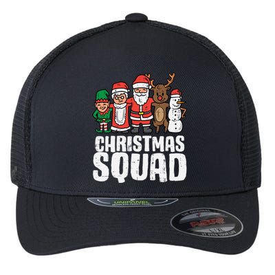 Christmas Squad Santa Xmas Family Boys Girls Cute Gift Flexfit Unipanel Trucker Cap