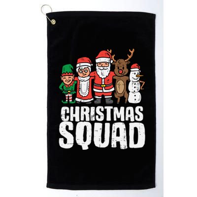 Christmas Squad Santa Xmas Family Boys Girls Cute Gift Platinum Collection Golf Towel