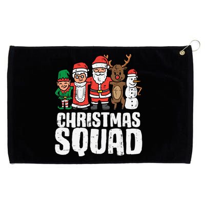 Christmas Squad Santa Xmas Family Boys Girls Cute Gift Grommeted Golf Towel