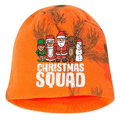 Christmas Squad Santa Xmas Family Boys Girls Cute Gift Kati - Camo Knit Beanie