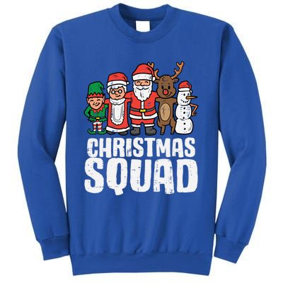 Christmas Squad Santa Xmas Family Boys Girls Cute Gift Sweatshirt