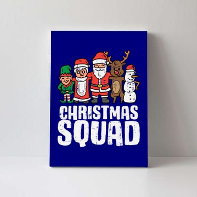 Christmas Squad Santa Xmas Family Boys Girls Cute Gift Canvas