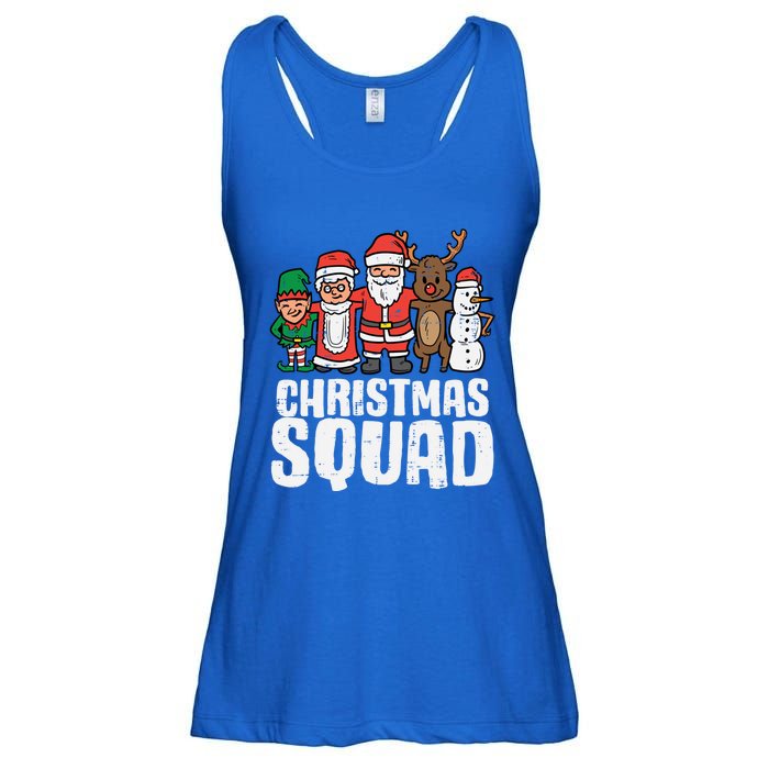 Christmas Squad Santa Xmas Family Boys Girls Cute Gift Ladies Essential Flowy Tank