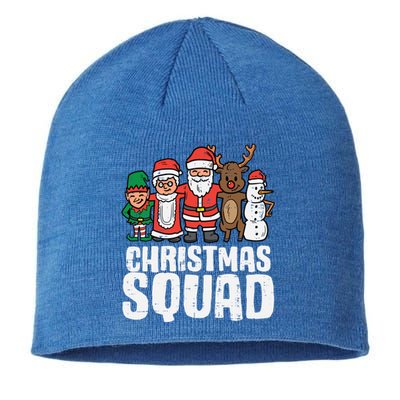 Christmas Squad Santa Xmas Family Boys Girls Cute Gift Sustainable Beanie