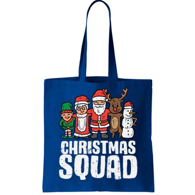 Christmas Squad Santa Xmas Family Boys Girls Cute Gift Tote Bag