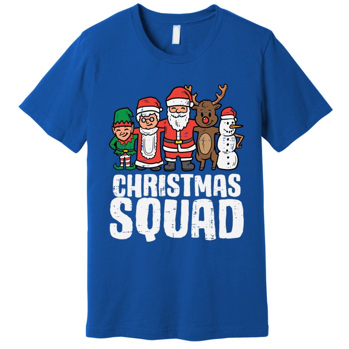 Christmas Squad Santa Xmas Family Boys Girls Cute Gift Premium T-Shirt