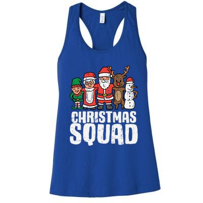 Christmas Squad Santa Xmas Family Boys Girls Cute Gift Women's Racerback Tank