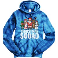 Christmas Squad Santa Xmas Family Boys Girls Cute Gift Tie Dye Hoodie