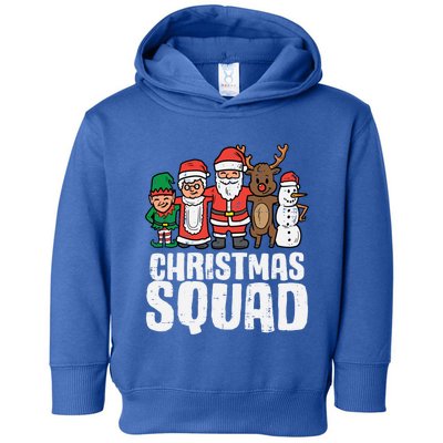 Christmas Squad Santa Xmas Family Boys Girls Cute Gift Toddler Hoodie