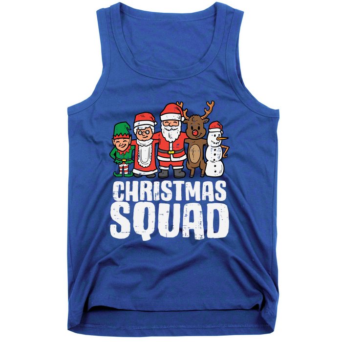 Christmas Squad Santa Xmas Family Boys Girls Cute Gift Tank Top